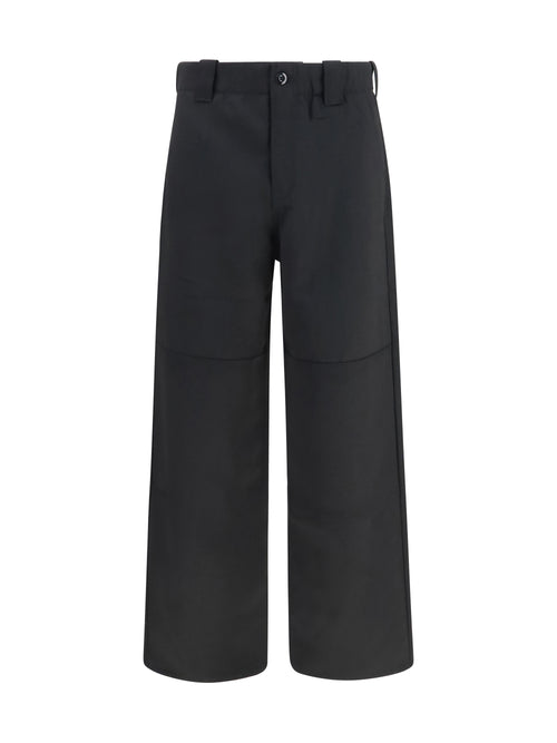 Kenzo Reinforced virgin wool chino Pants - Black