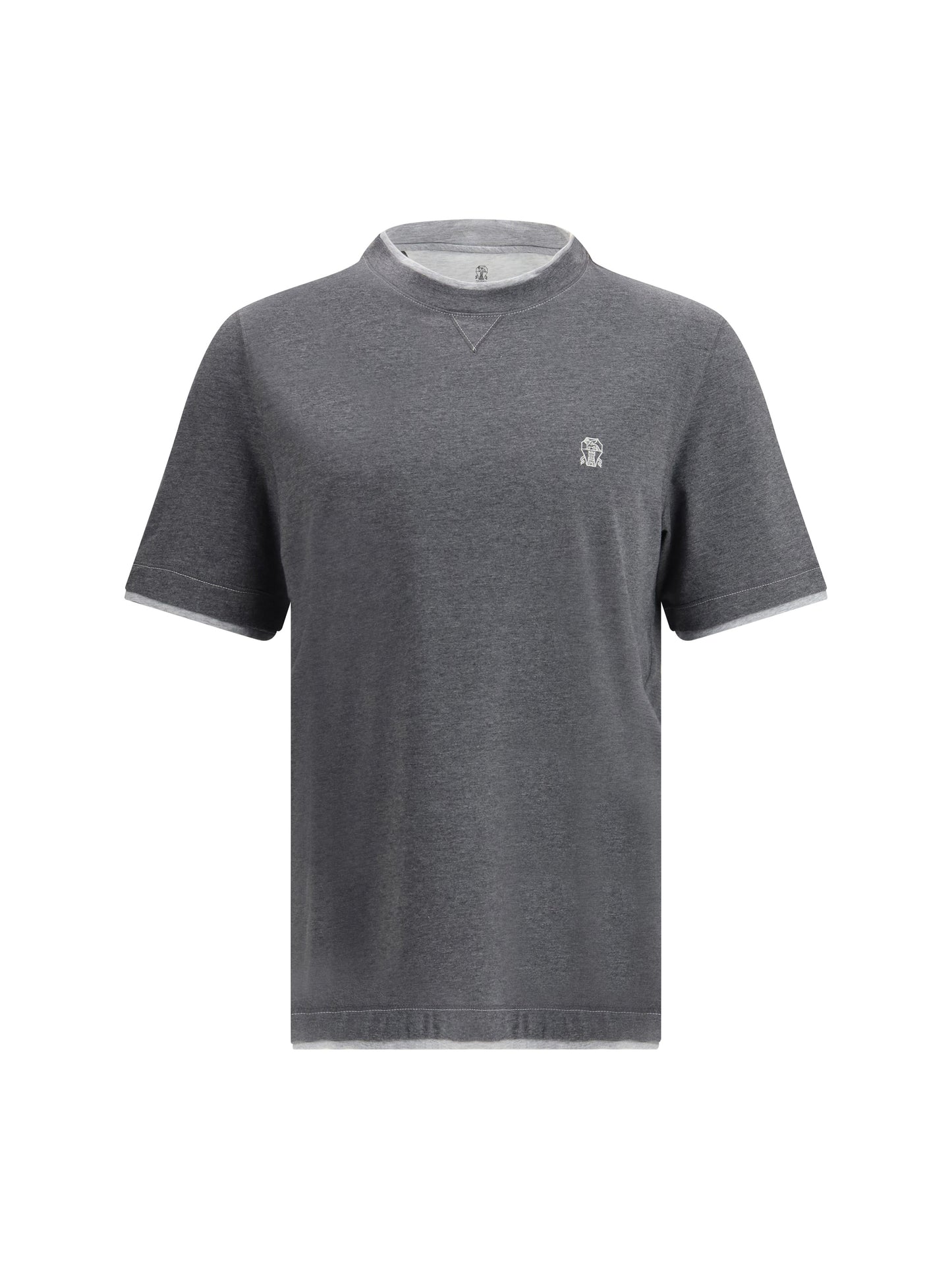 BRUNELLO CUCINELLI T-shirt in cotton with a logo