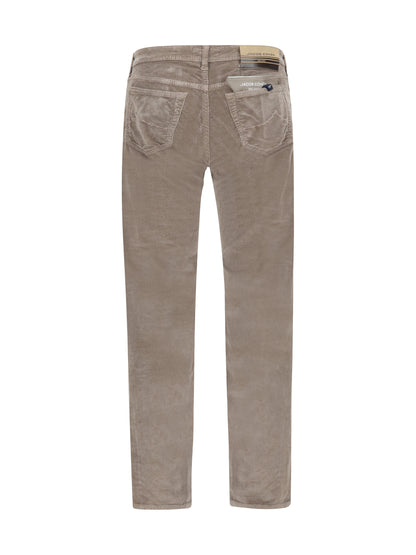 Jacob Cohen Pants in straight-leg corduroy - B75