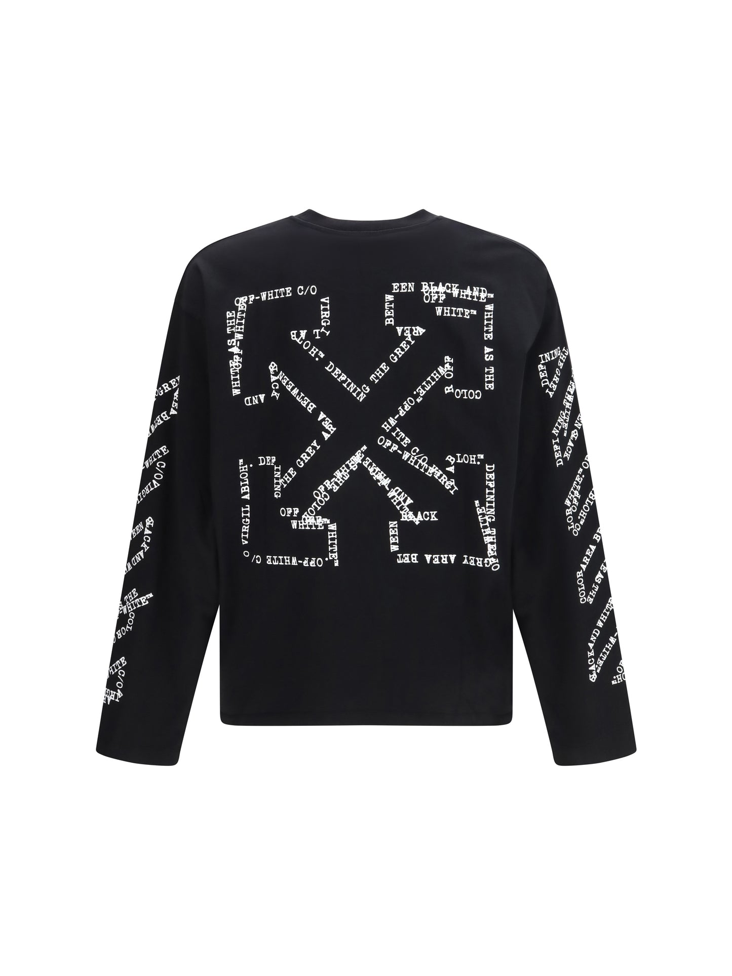 OFF-WHITE Patterned long-sleeve T-shirt