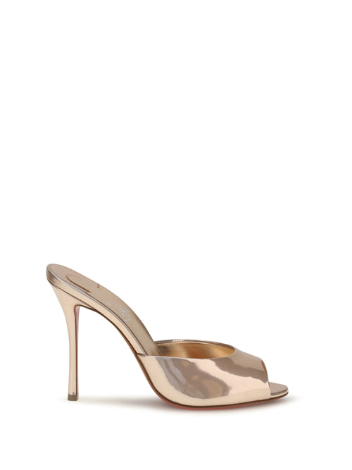 Christian Louboutin Me Dolly Mules - Leche/Lin Leche