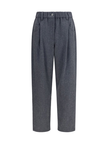 BRUNELLO CUCINELLI Stretch wool Pants