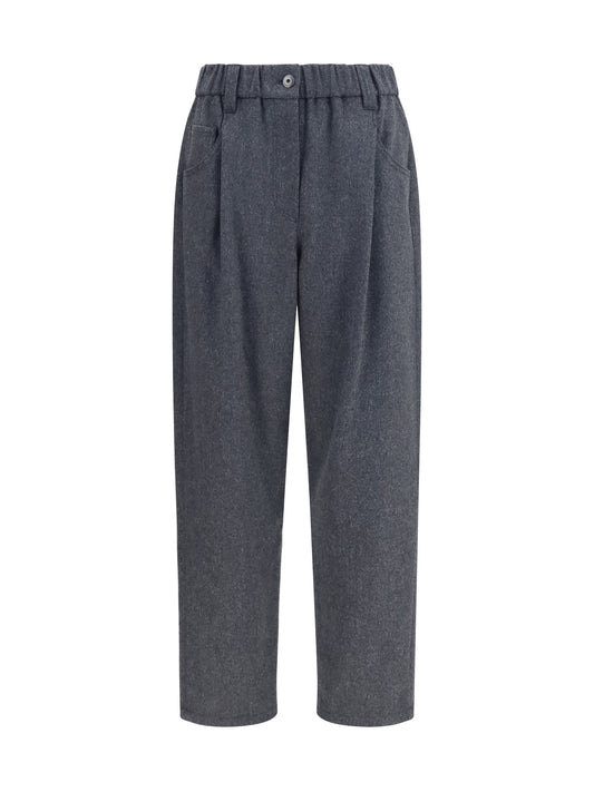 BRUNELLO CUCINELLI Stretch wool Pants