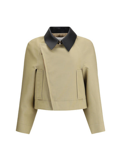 Givenchy Cropped cotton and wool Caban - Beige