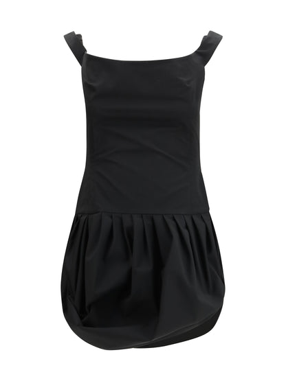 Magda Butrym Off-shoulder puff skirt mini Dress - Black