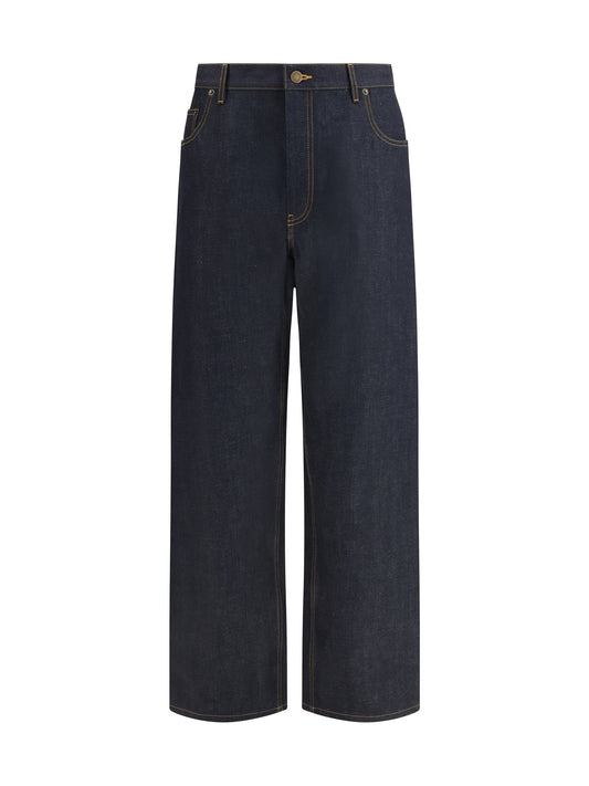 THOM BROWNE Japanese selvedge denim five-pocket Trousers