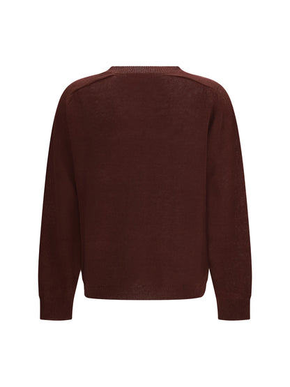 Our Legacy V-neck Sweater - Cabernet
