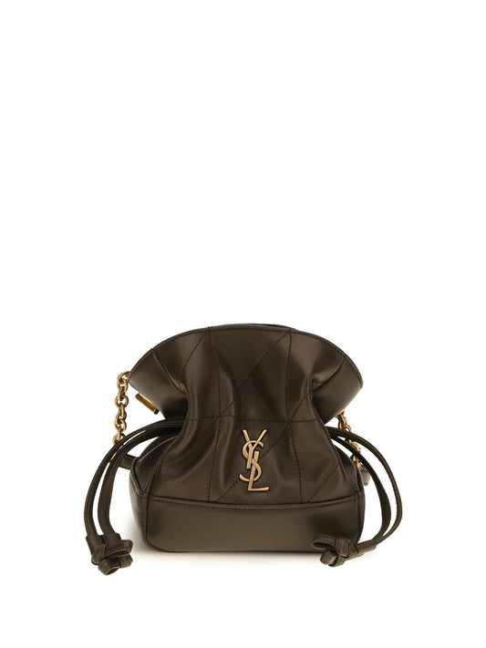 SAINT LAURENT Jamie mini leather Clutch Bag
