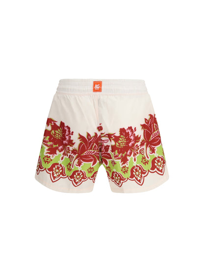 Etro Swim Shorts with floral print - X0800