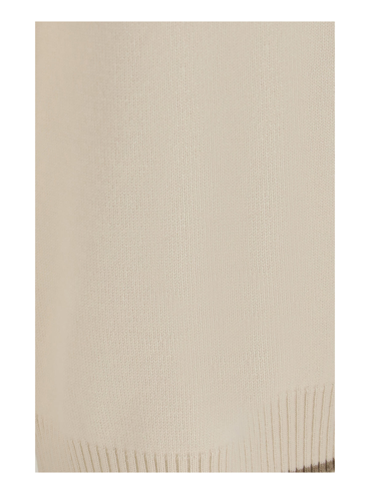 Brunello Cucinelli Cashmere Trousers - English White+Brown