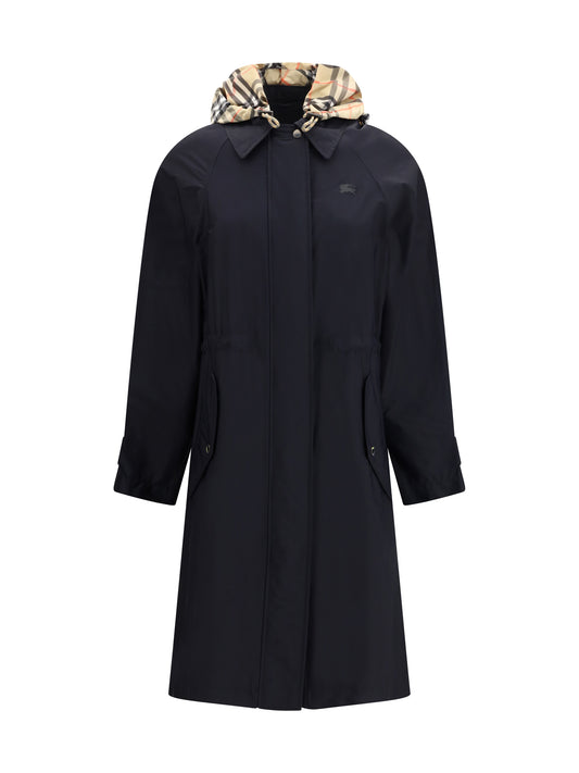 BURBERRY Newbury Parka in stretch nylon twill