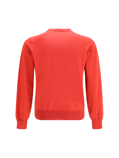Brunello Cucinelli Sweater in cotton - Fragola+Nebbia