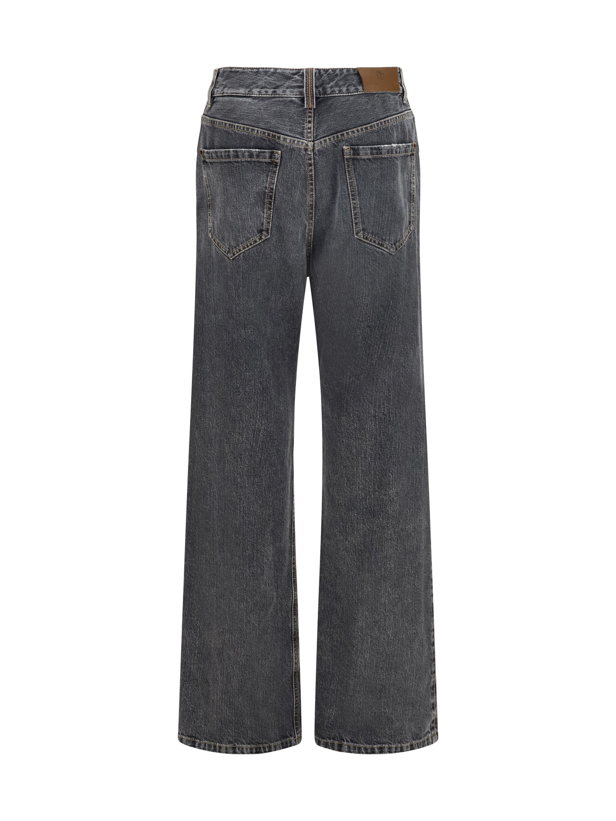 Brunello Cucinelli Straight Jeans - Deep Grey Denim