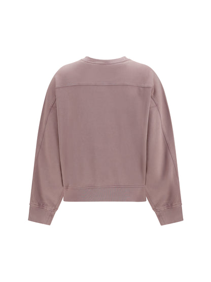 Maison Kitsuné Baby Fox Faded crewneck Sweatshirt - Misty Lilac Faded