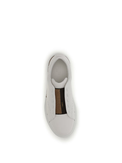 Fendi City Sneakers - Bian+Tab.Ner+Cho.Tau