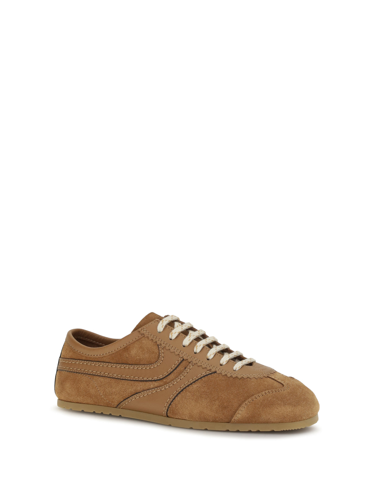Dries Van Noten Suede Sneakers - Tan