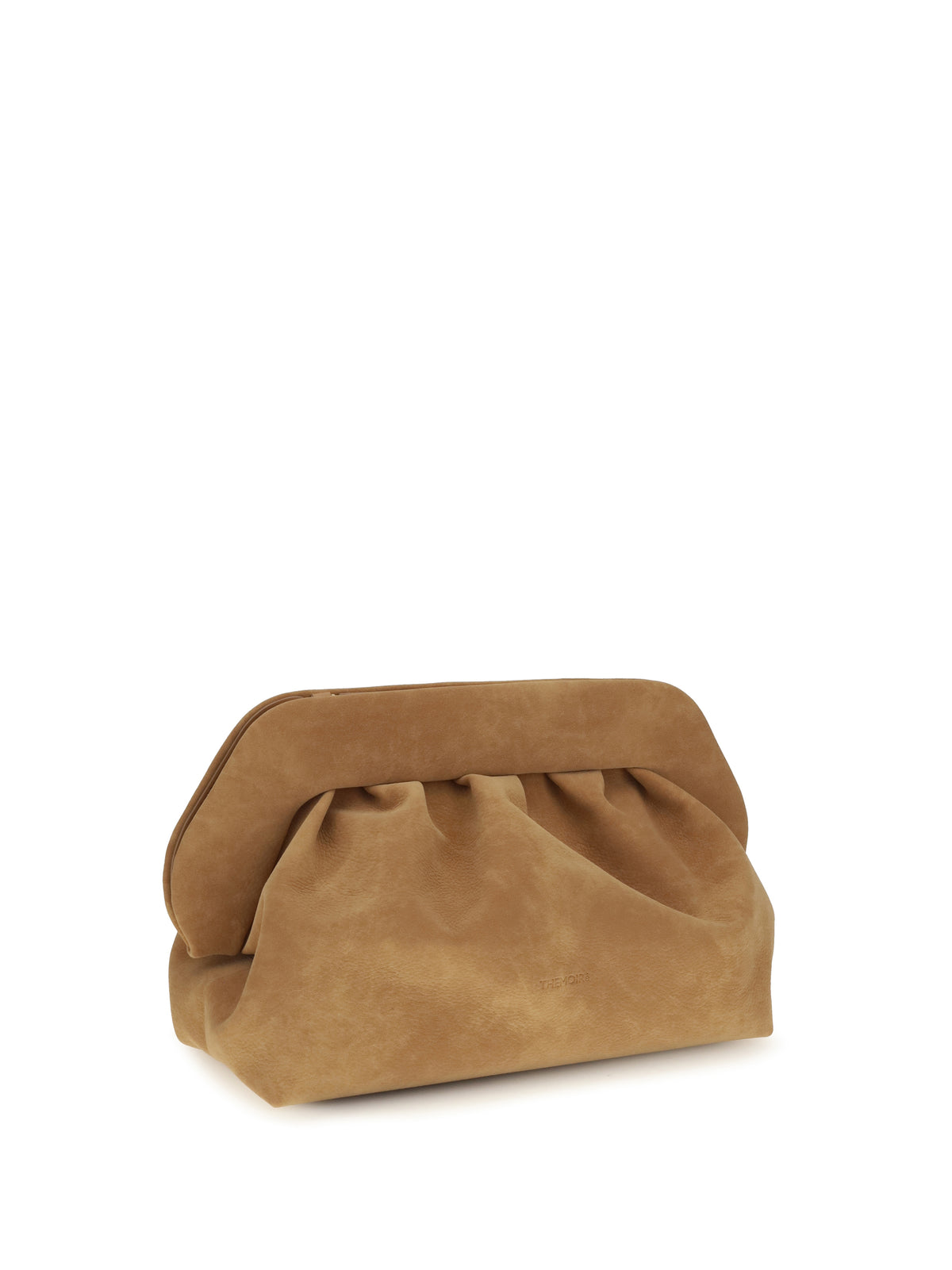 Themoirè Bios suede Handbag - Toast + Rocky Road