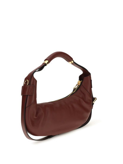 Moschino Leather Handbag - Vino