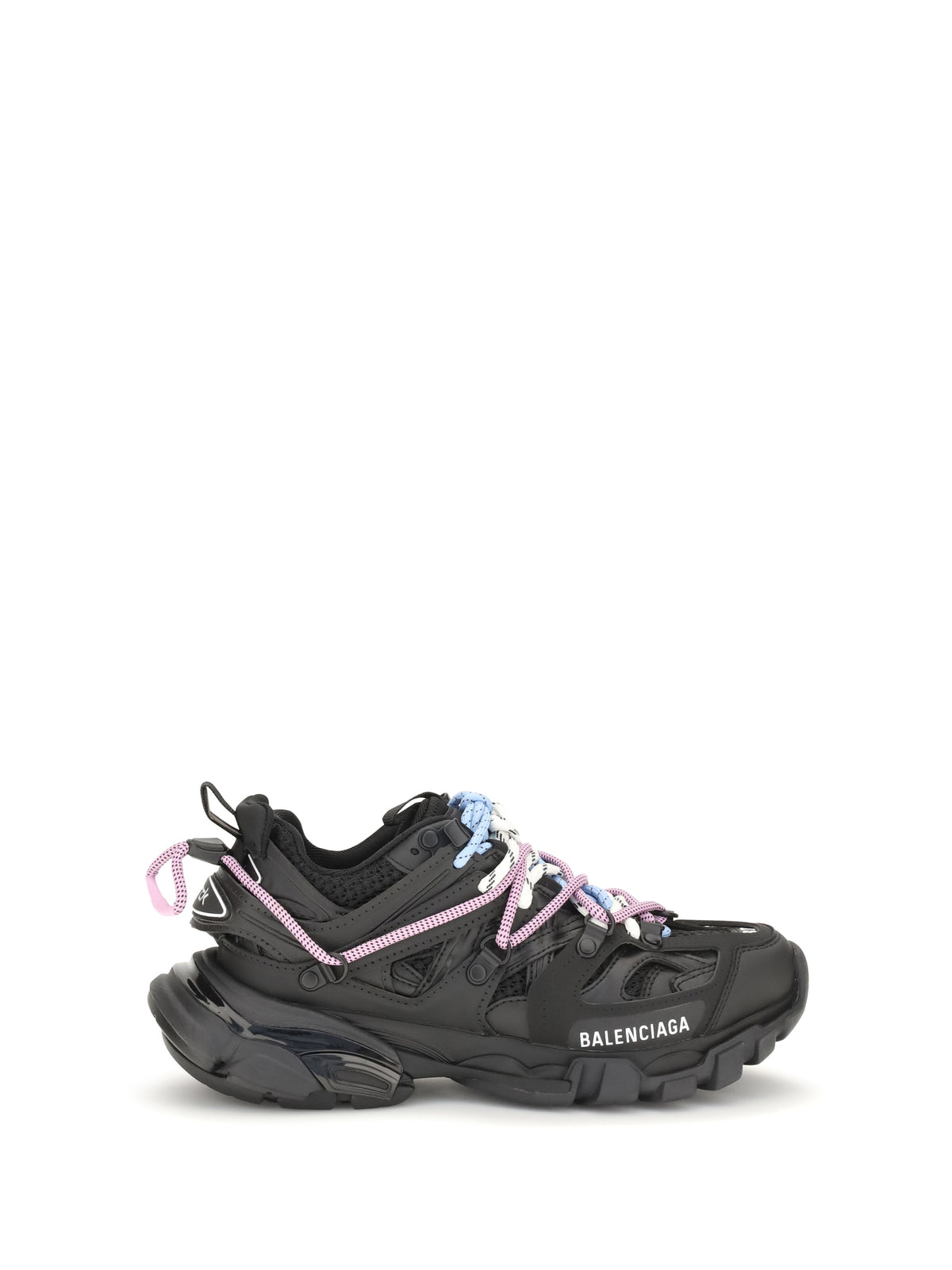 Balenciaga Track Trail Sneakers - Blk/Pink/Blue/Beige