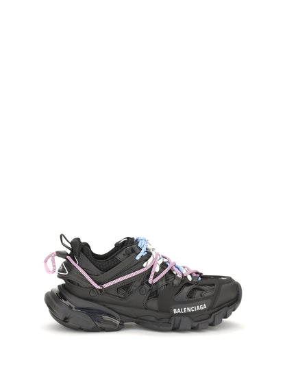 Balenciaga Track Trail Sneakers - Blk/Pink/Blue/Beige