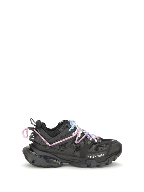 Balenciaga Track Trail Sneakers - Blk/Pink/Blue/Beige