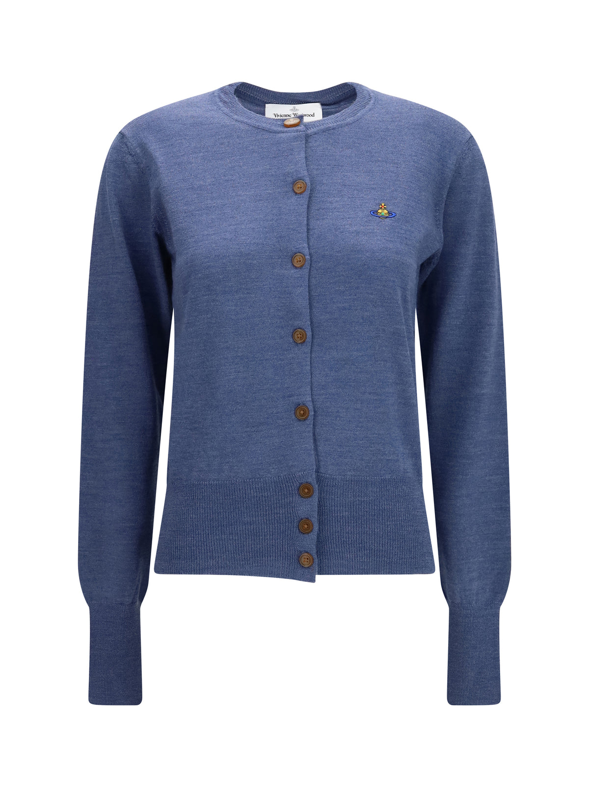 Vivienne Westwood Bea wool Cardigan - Denim Blue