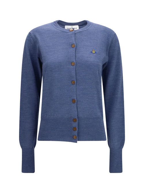 Vivienne Westwood Bea wool Cardigan - Denim Blue