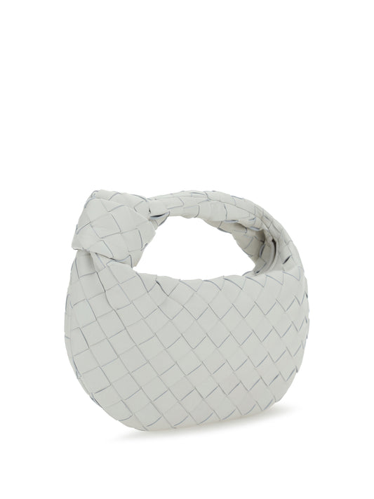 Bottega Veneta Jodie mini Handbag - Chalk-Gold