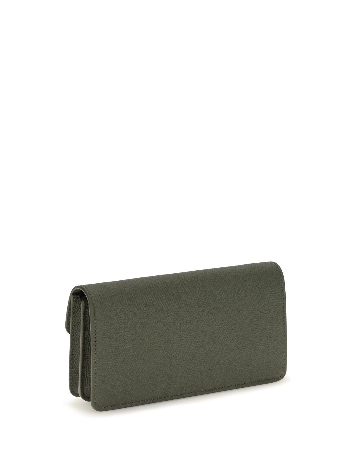 Valentino Garavani VLogo signature grainy calfskin chain Wallet - Oasis