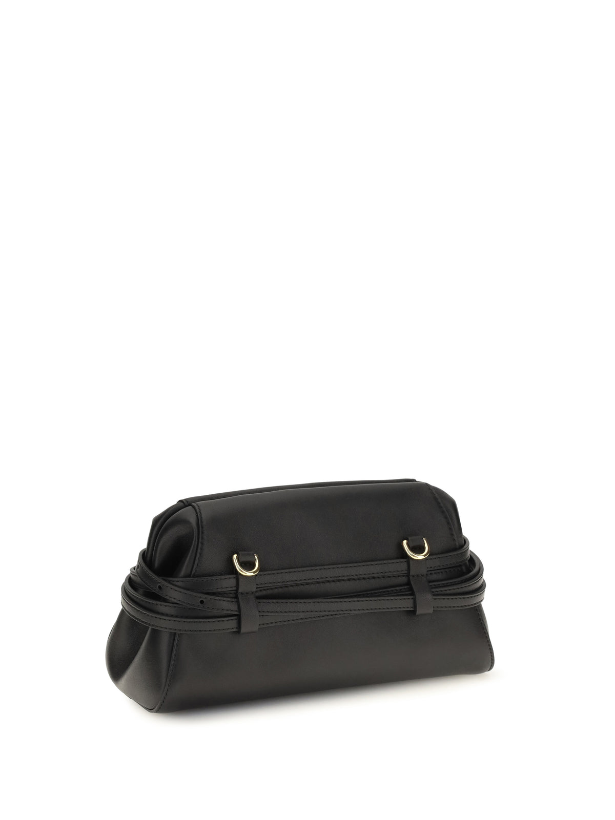 Moschino Belt-detail Clutch - Black