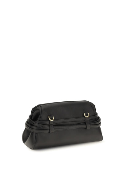 Moschino Belt-detail Clutch - Black