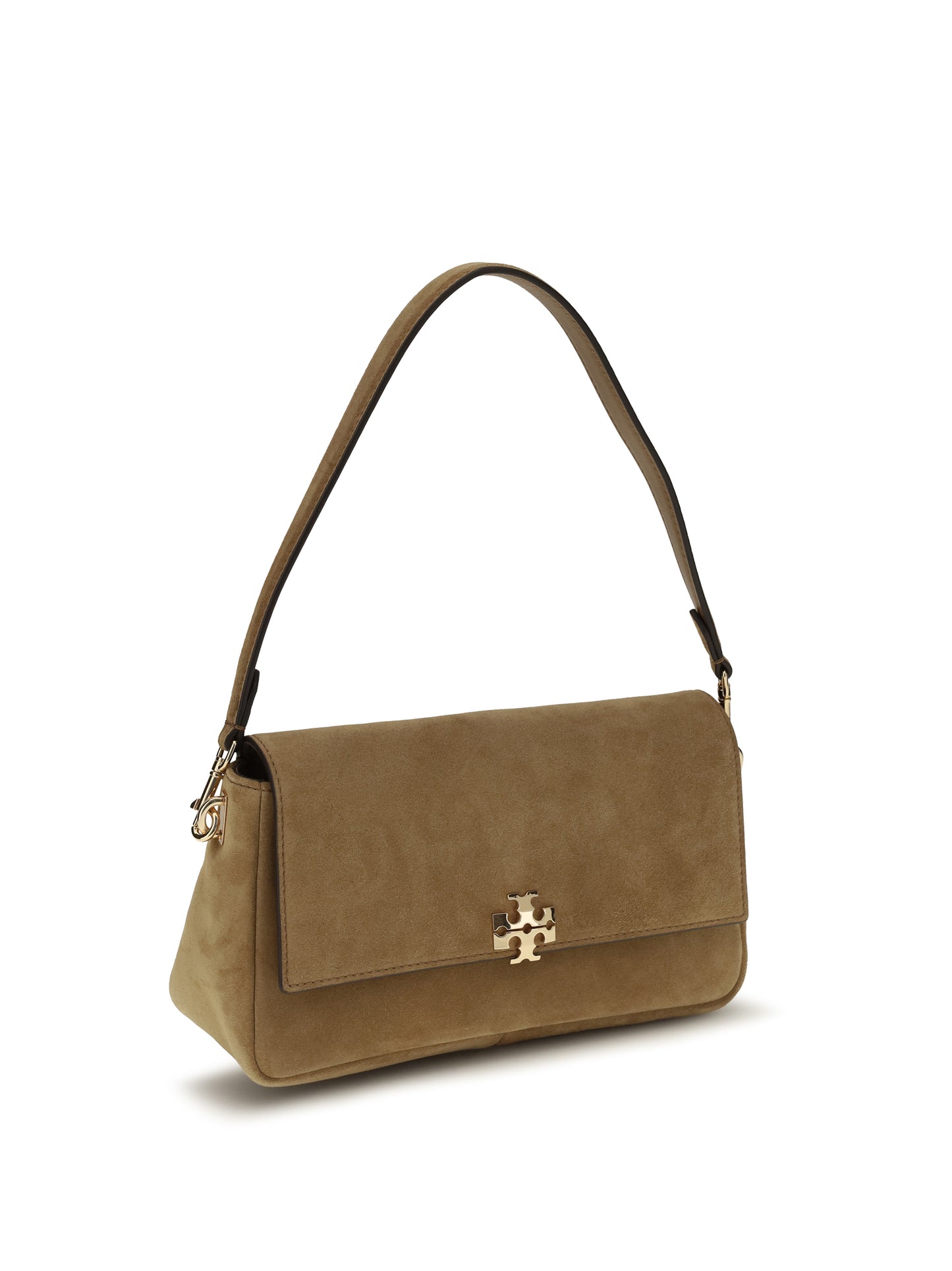 TORY BURCH Charlie Mini suede Shoulder Bag