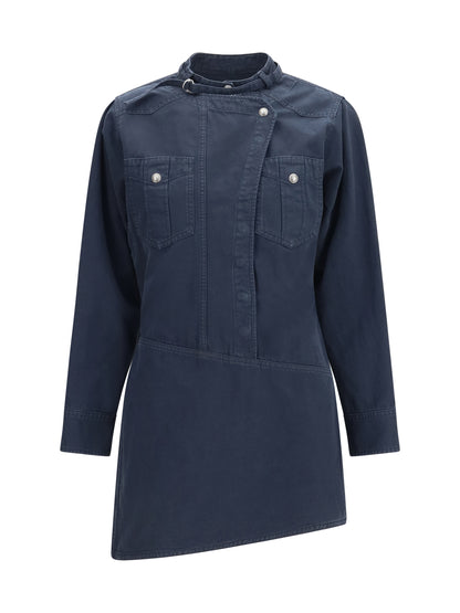 Marant Étoile Nouria Shirt Dress - Black