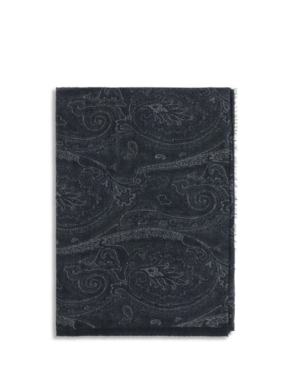 Etro Paisley Scarf - Printed F.Do Black