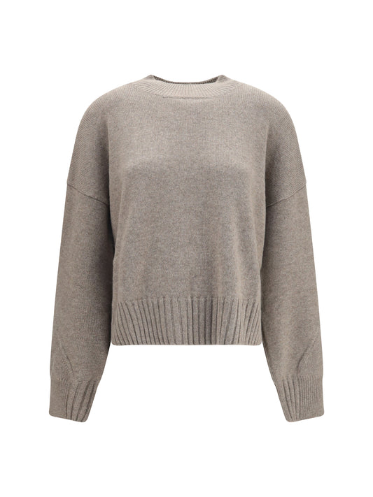Malo Cashmere crew neck Sweater - Stone Beige