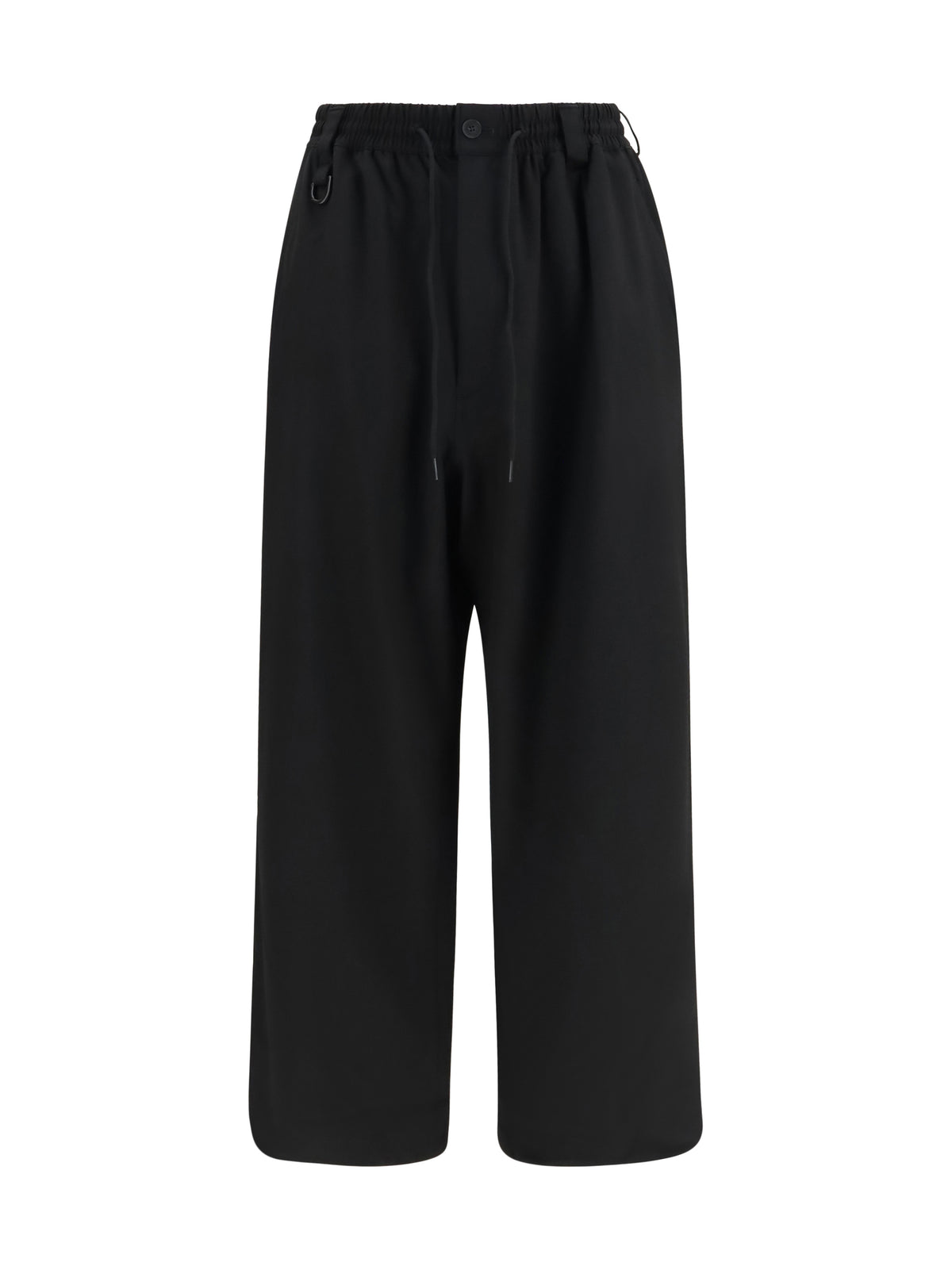 Y-3 Wool straight-leg Pants - Black