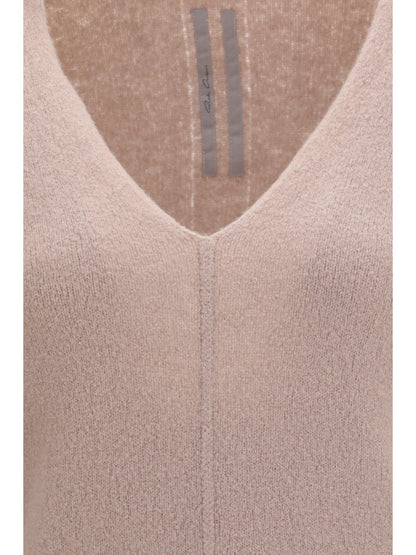 Rick Owens V-neck Sweater - Rose