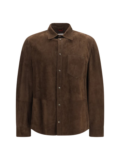 BRUNELLO CUCINELLI Suede Shirt