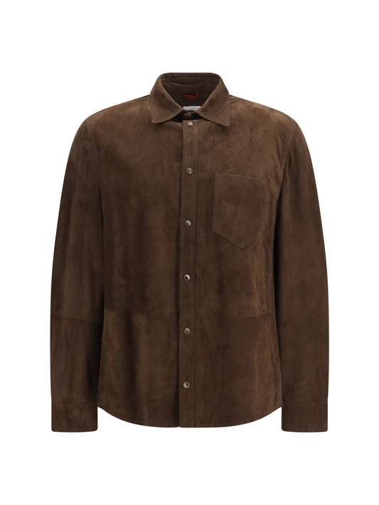 BRUNELLO CUCINELLI Suede Shirt