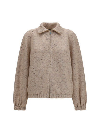 Fabiana Filippi Oversized bouclé yarn Bomber Jacket with lurex - Casha'