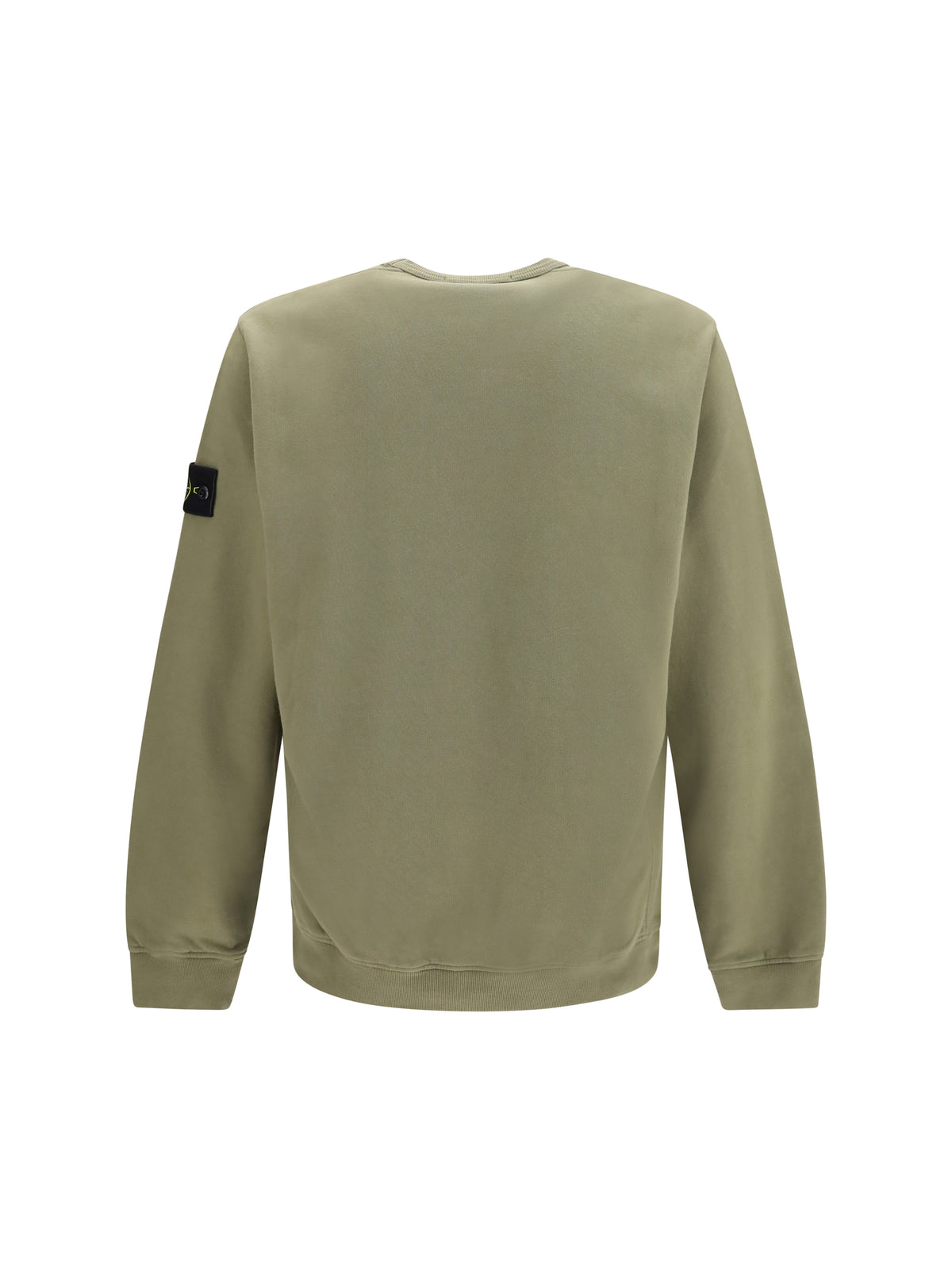Stone Island Crewneck cotton Sweatshirt - Military Green