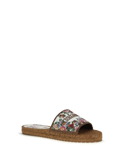 DOLCE & GABBANA Embroidered espadrille Sandals