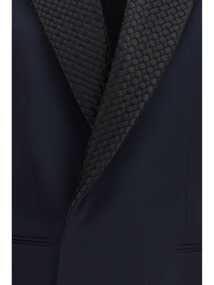 BOTTEGA VENETA Single breasted Jacket with intrecciato motif
