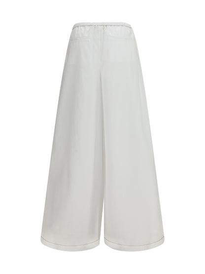 MARNI Draping wide-leg Pants