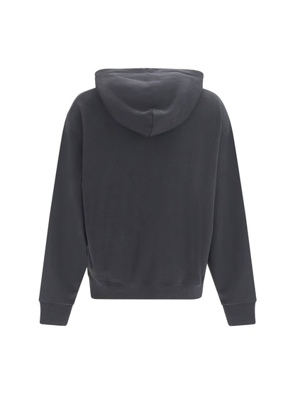 Palm Angels Logo Hoodie - Black-Off White