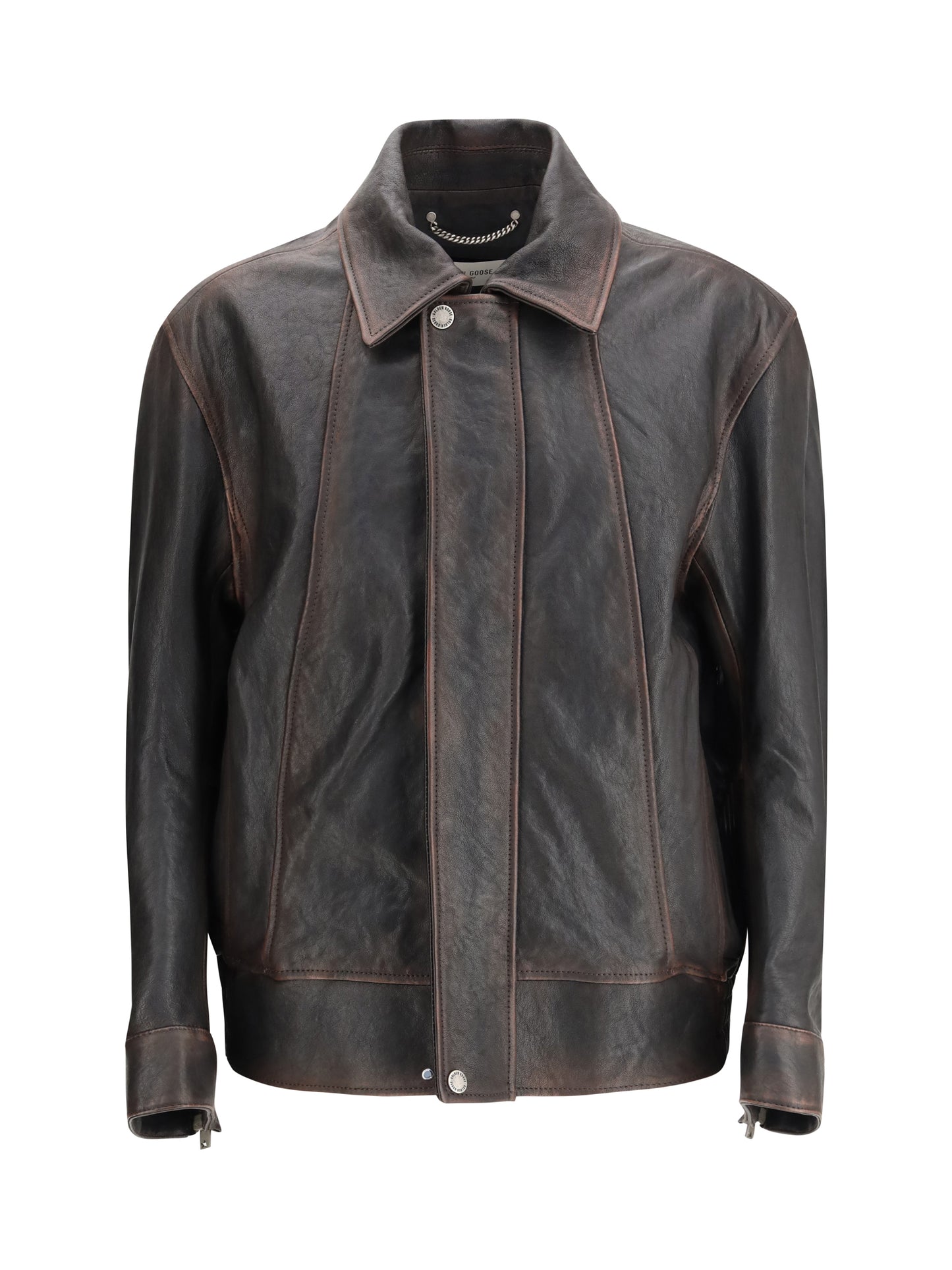 GOLDEN GOOSE Nappa leather Bomber Jacket