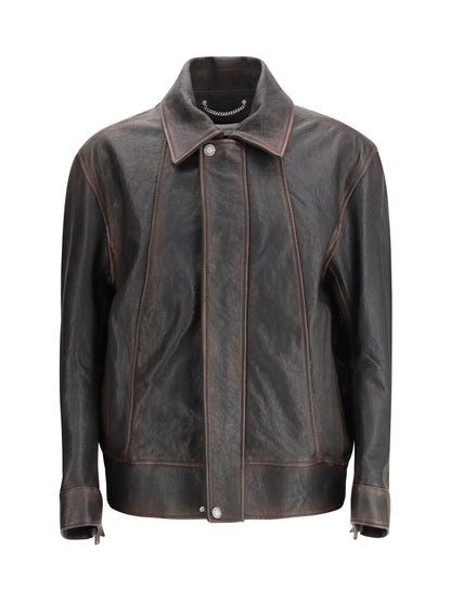 GOLDEN GOOSE Nappa leather Bomber Jacket