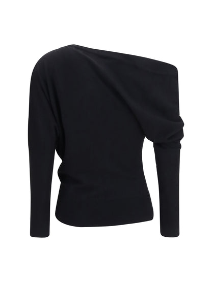 Tom Ford Asymmetric Sweater - Black