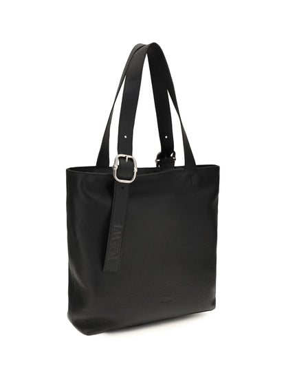 Loewe Loop Zipped Tote - Black