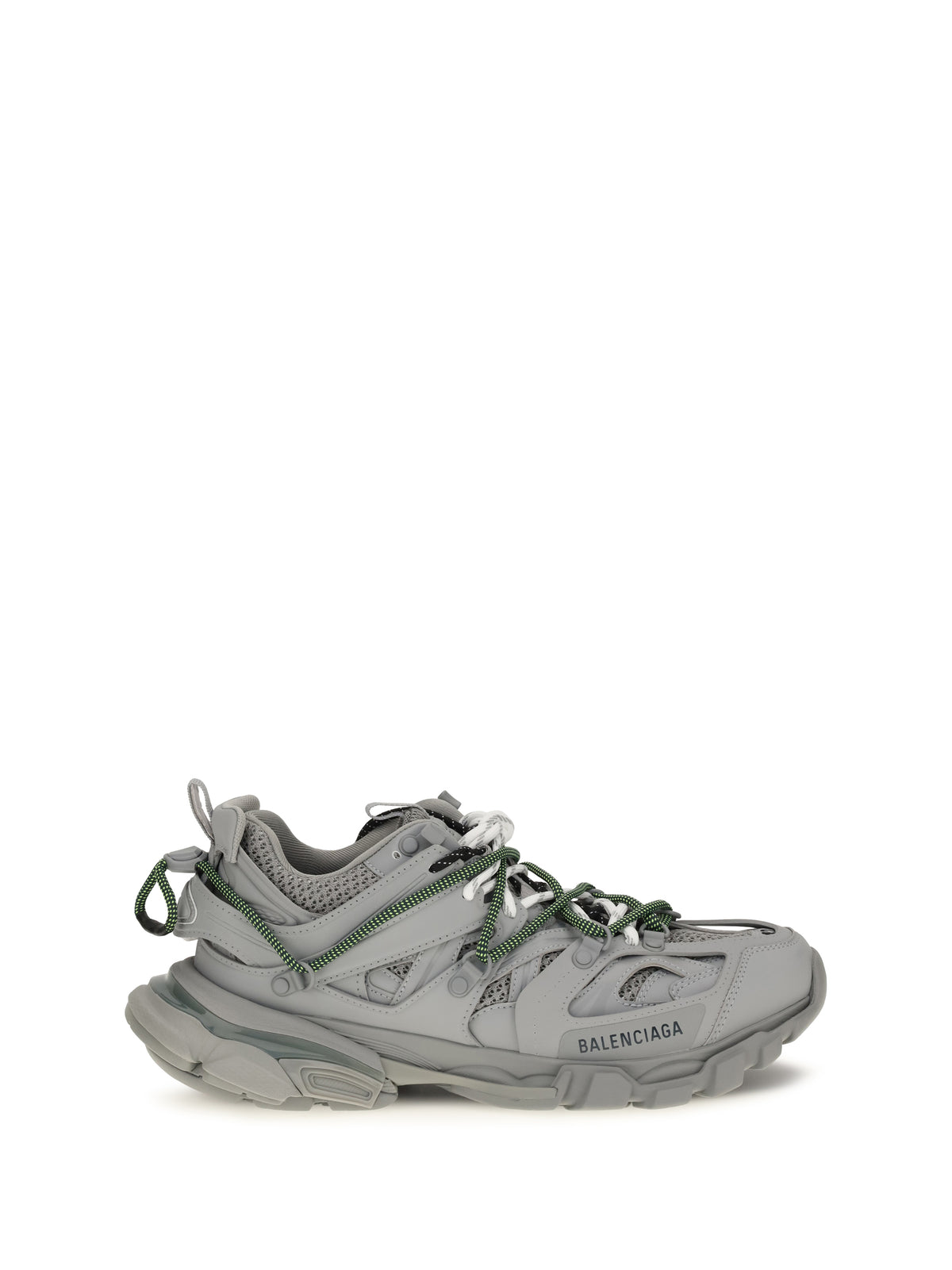 Balenciaga Track Trail Laces Sneakers - Gry/Yellow/Wht/Navy